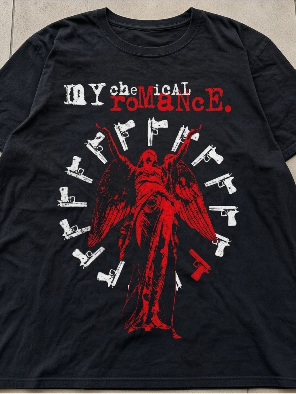 My Chemical Romance Graphic T-shirt Black Size L